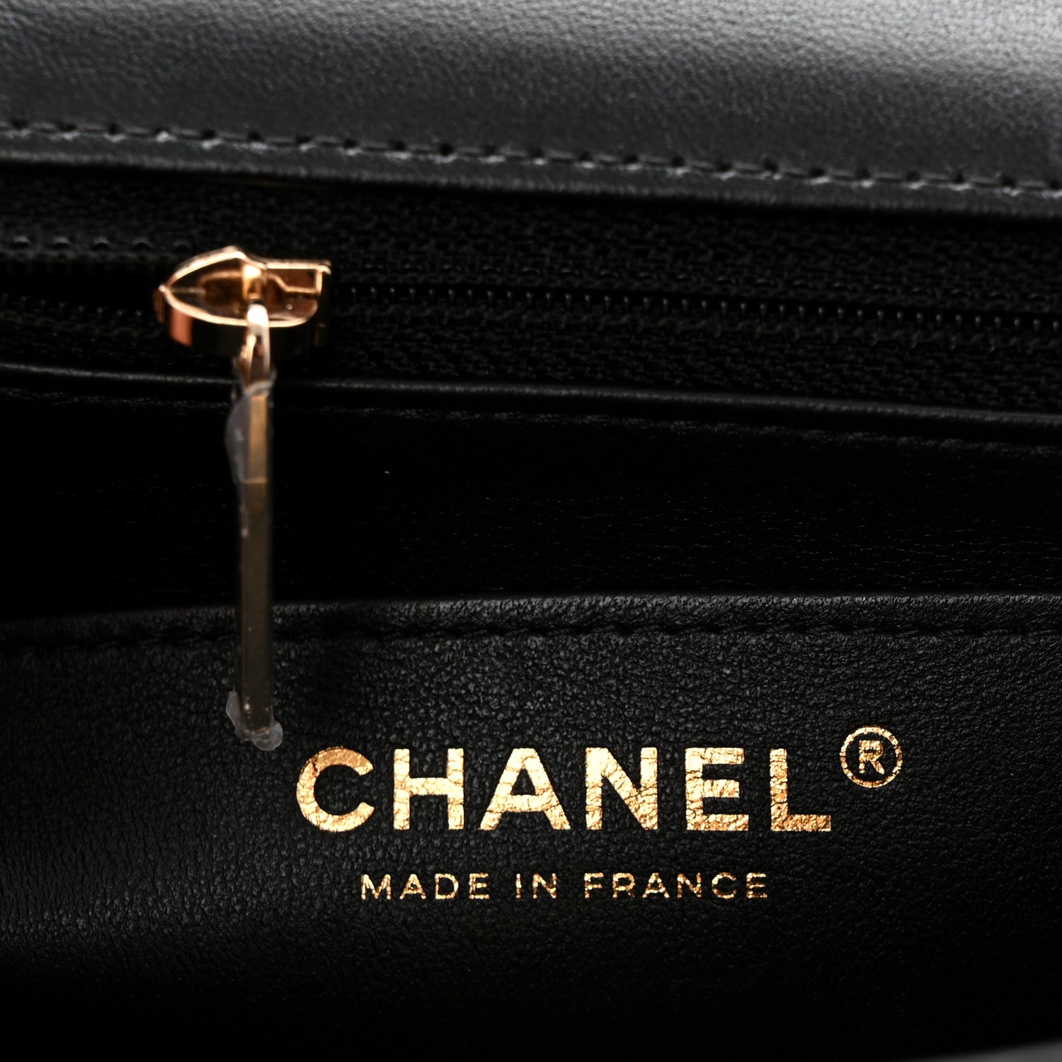 Lambskin Quilted Mini Rectangular Flap Black