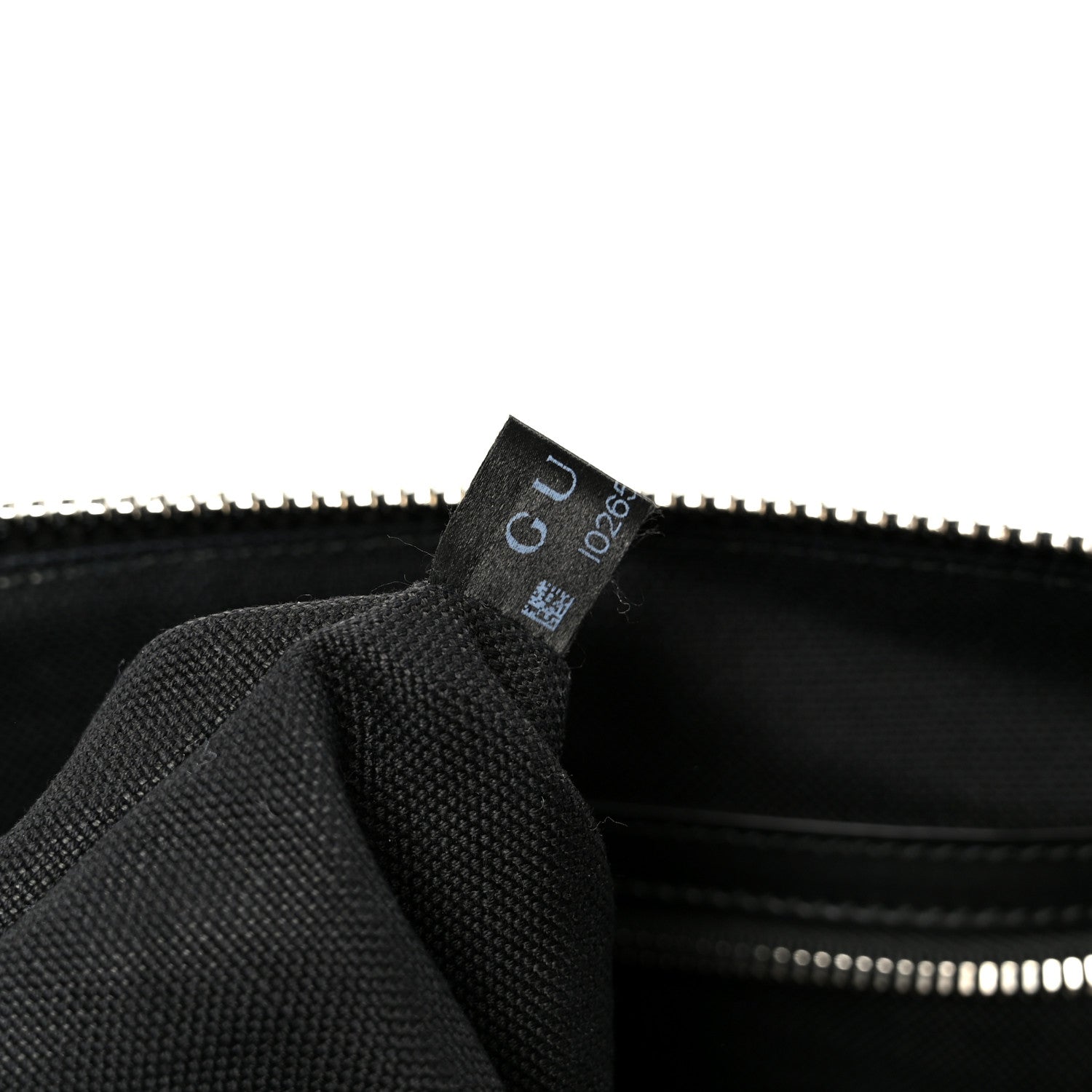 Soft GG Supreme Monogram Appia Calfskin Web East West Messenger Bag Black Grey
