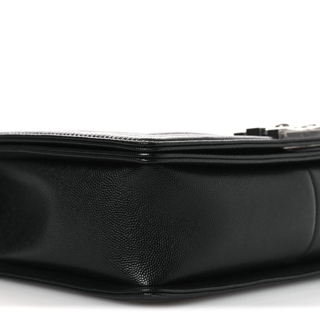 Caviar Quilted New Medium Boy Flap Black