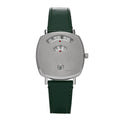 Stainless Steel Calfskin 35mm Grip Quartz Watch Green