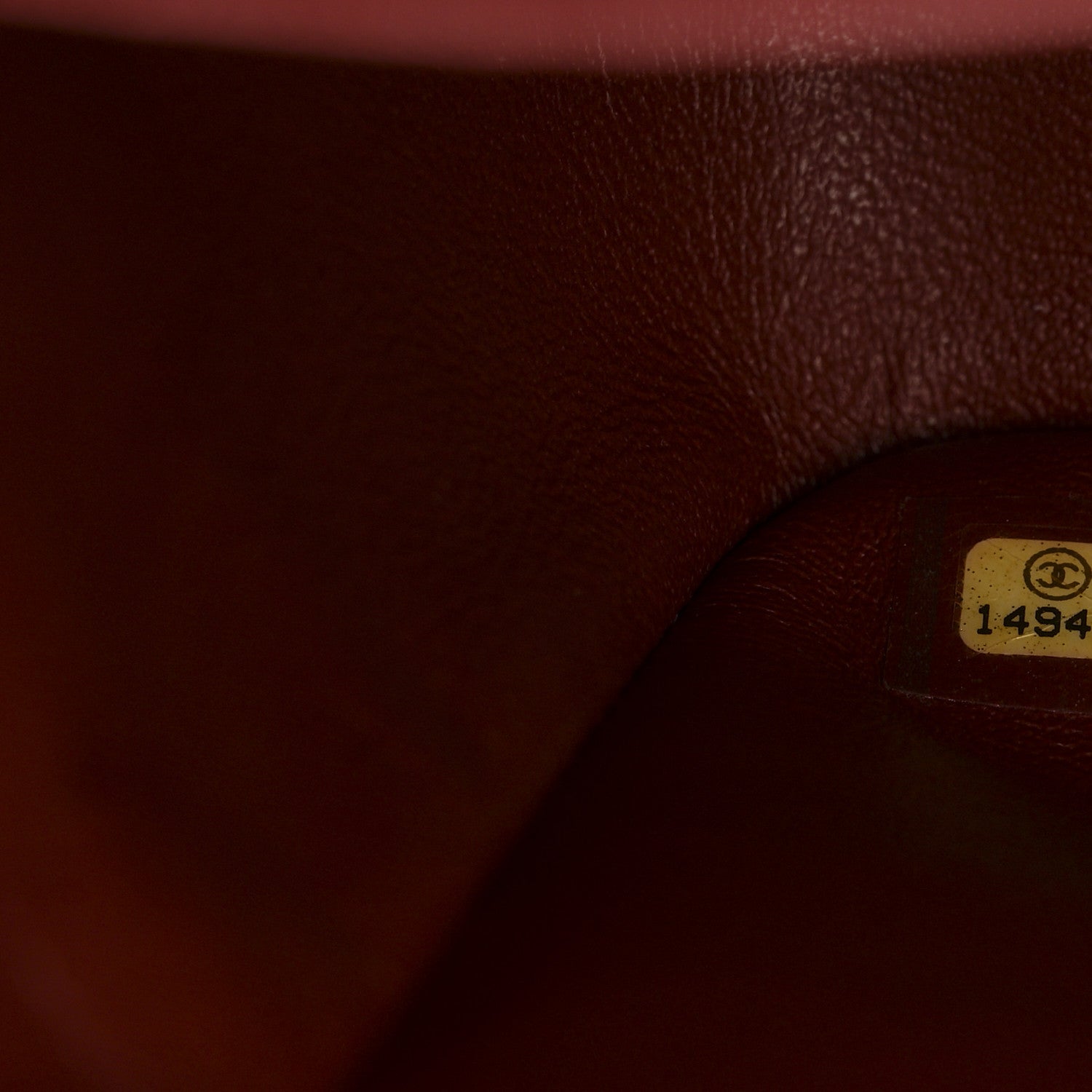 Caviar Quilted Jumbo Double Flap Dark Red