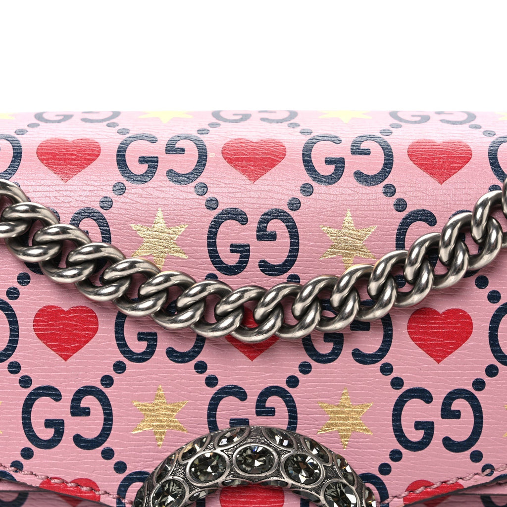 Calfskin Valentine's Day Exclusive Small Dionysus Bag Pink