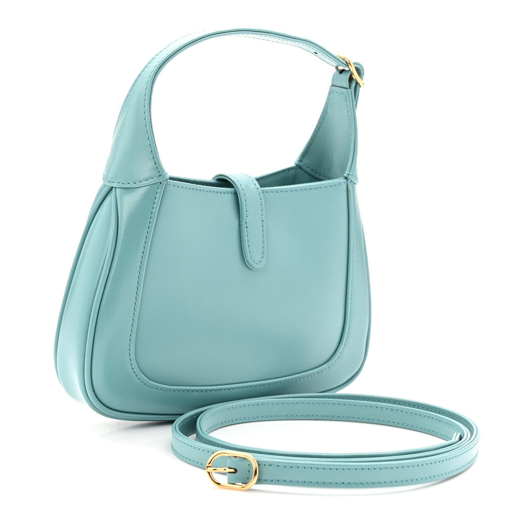 Boarded Dyana Lux Calfskin Mini Jackie 1961 Hobo Dusty Azure