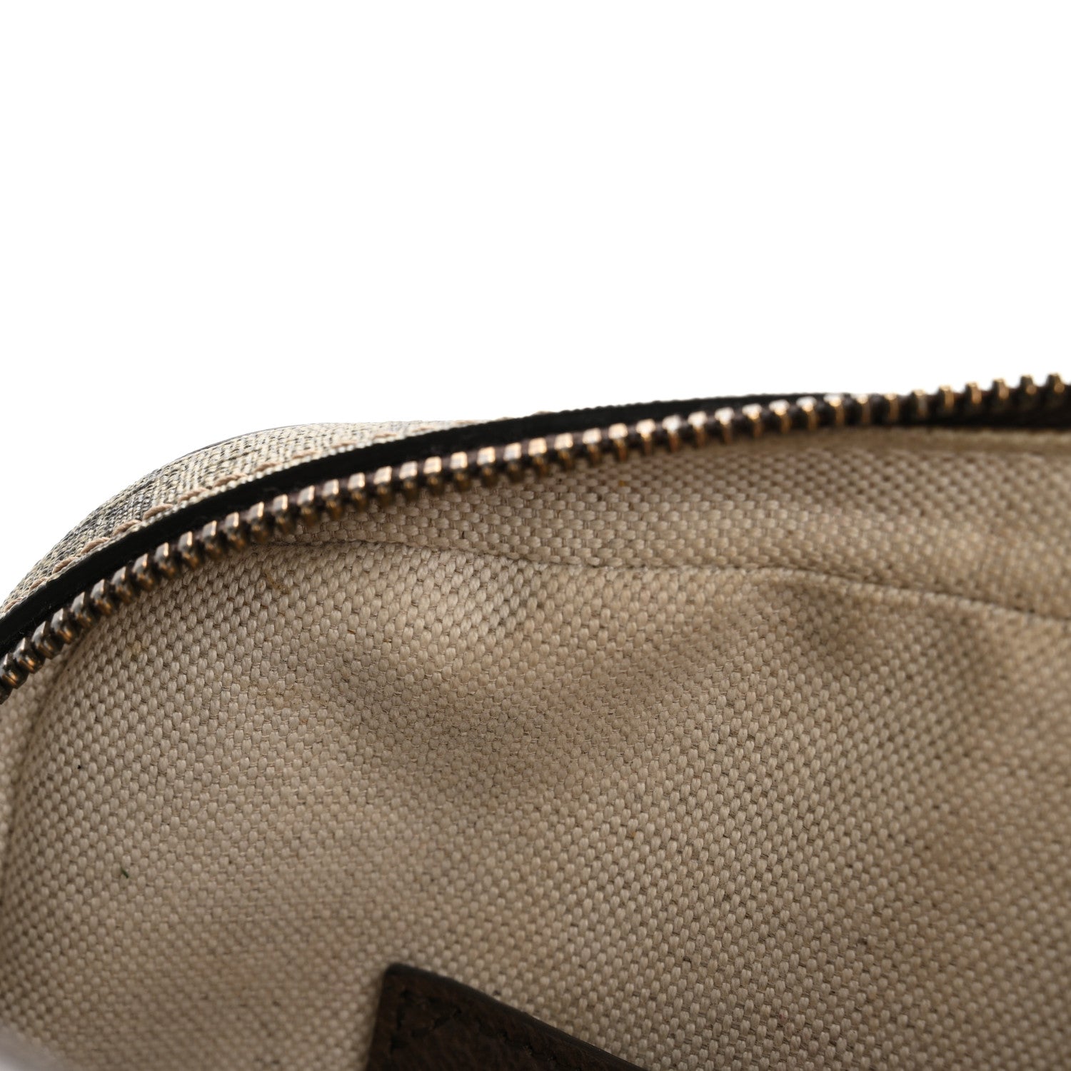 GG Supreme Monogram Web Small Ophidia Top Handle Shoulder Bag Brown