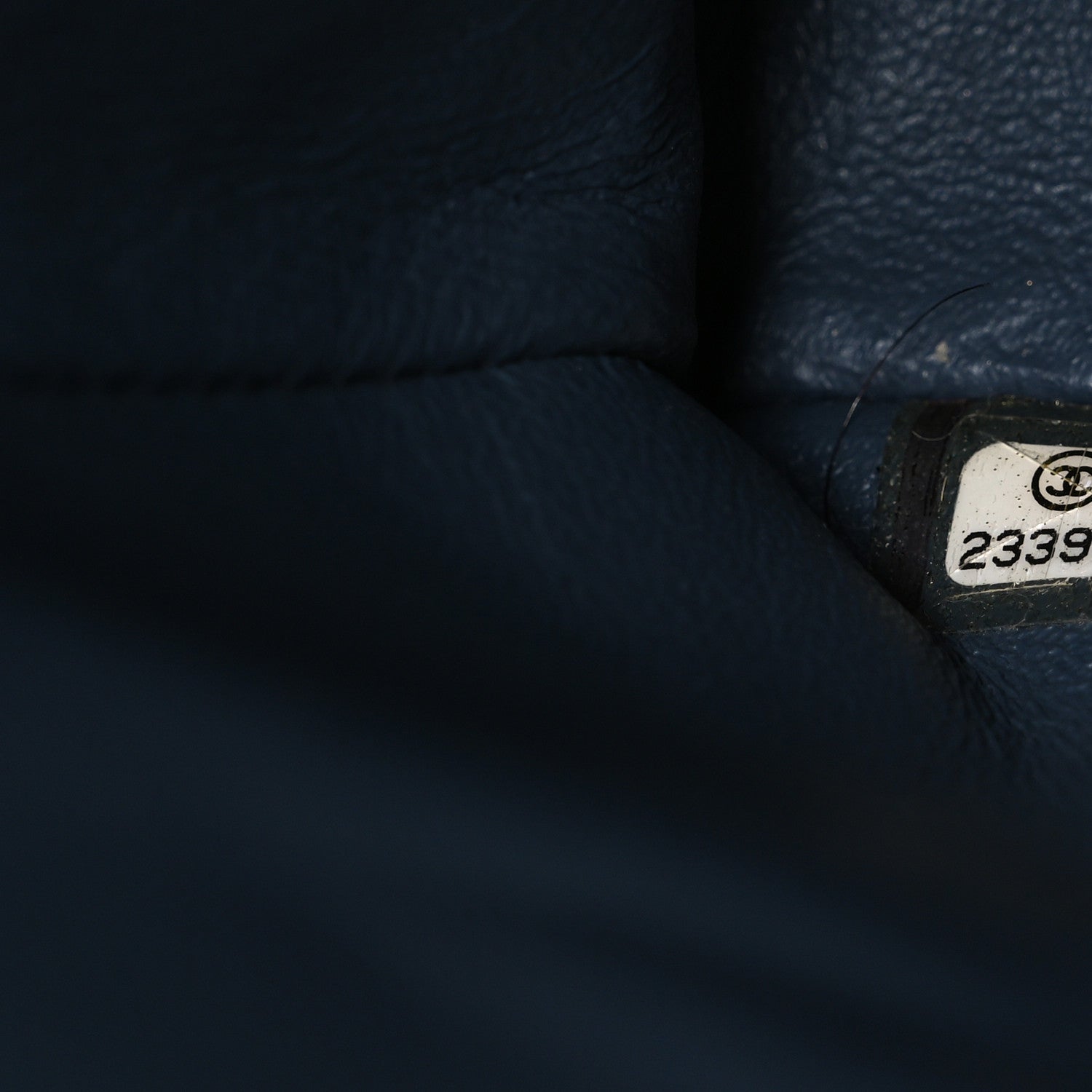 Caviar Quilted Jumbo Double Flap Dark Grey