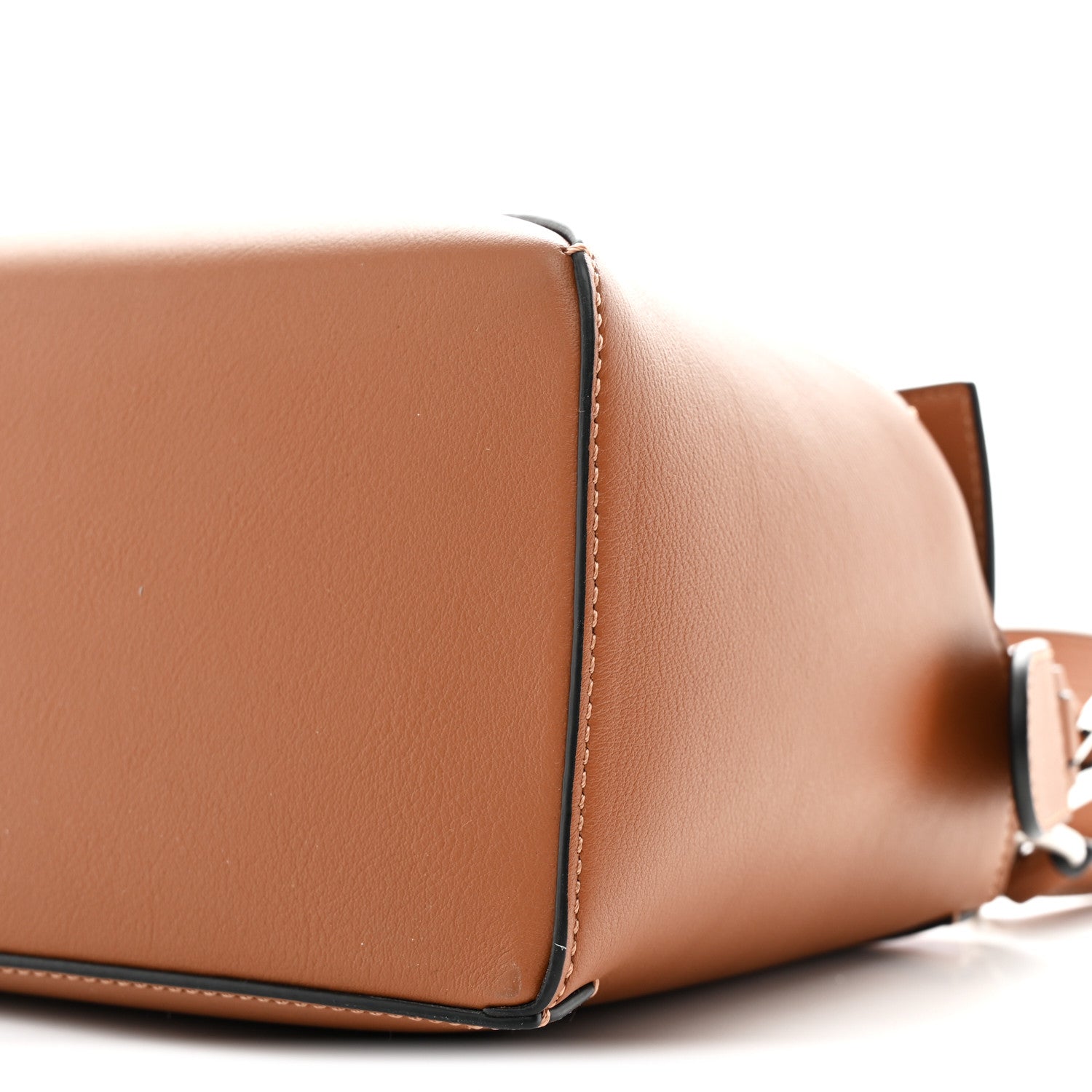 Calfskin Small Puzzle Edge Bag Tan