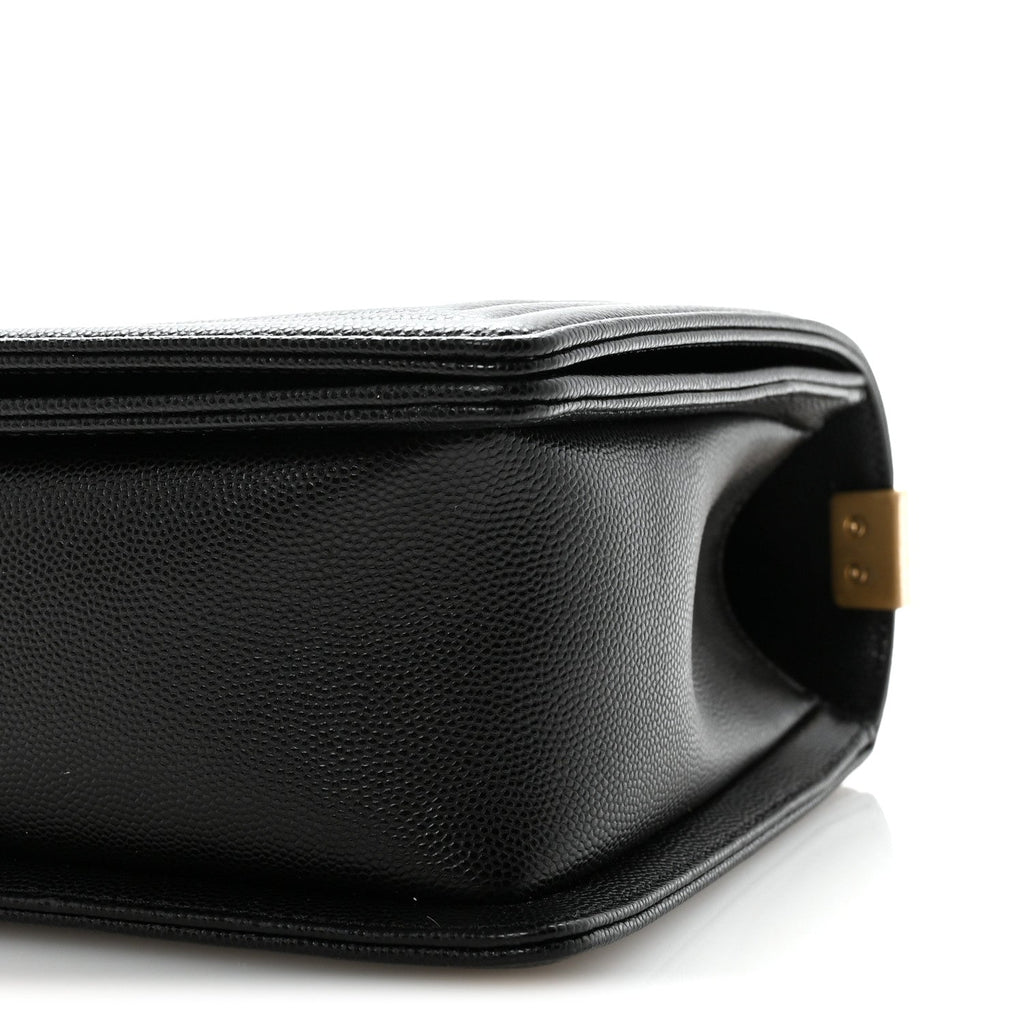 Caviar Quilted New Medium Boy Flap Black