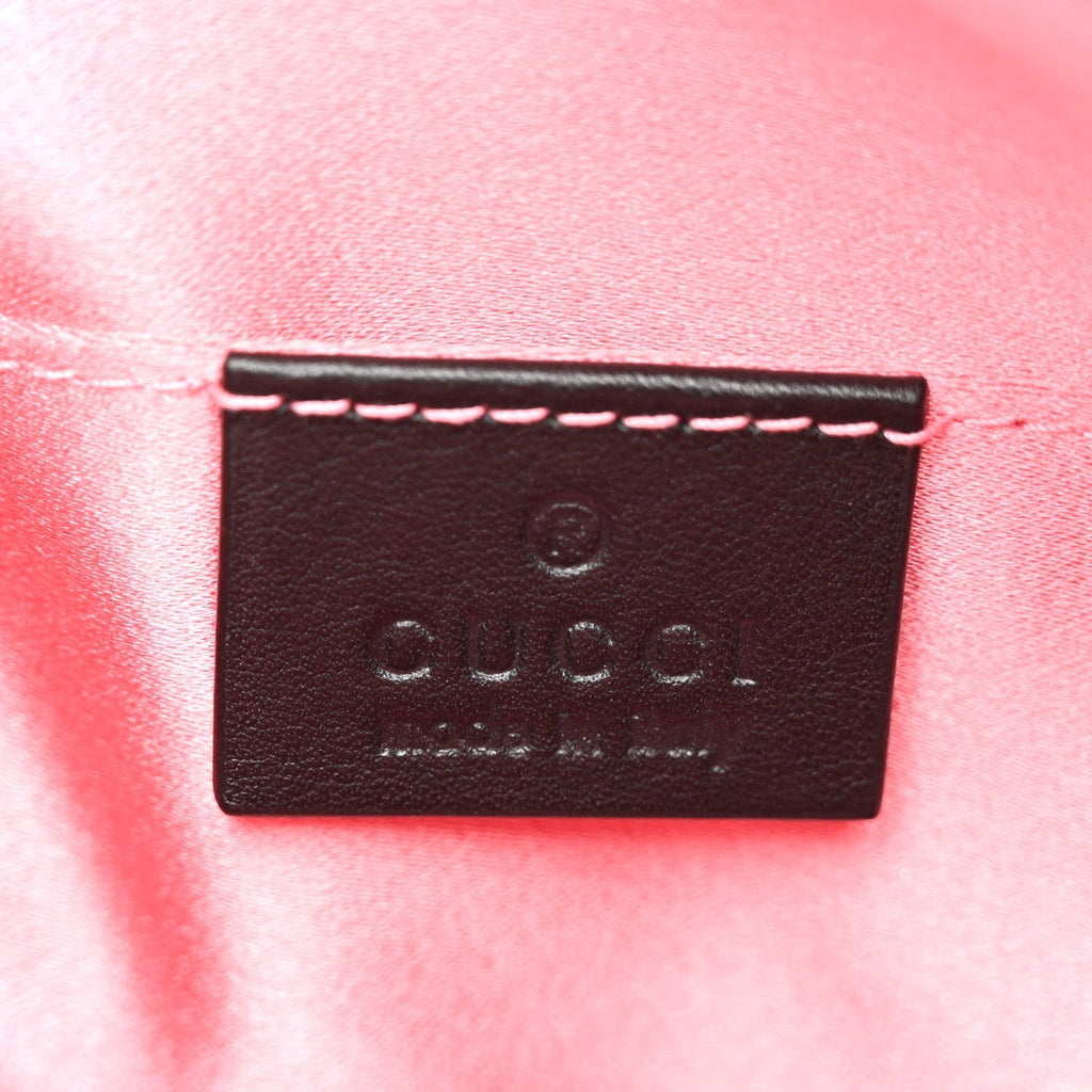 Velvet Matelasse GG Marmont Belt Bag 75 30 Black