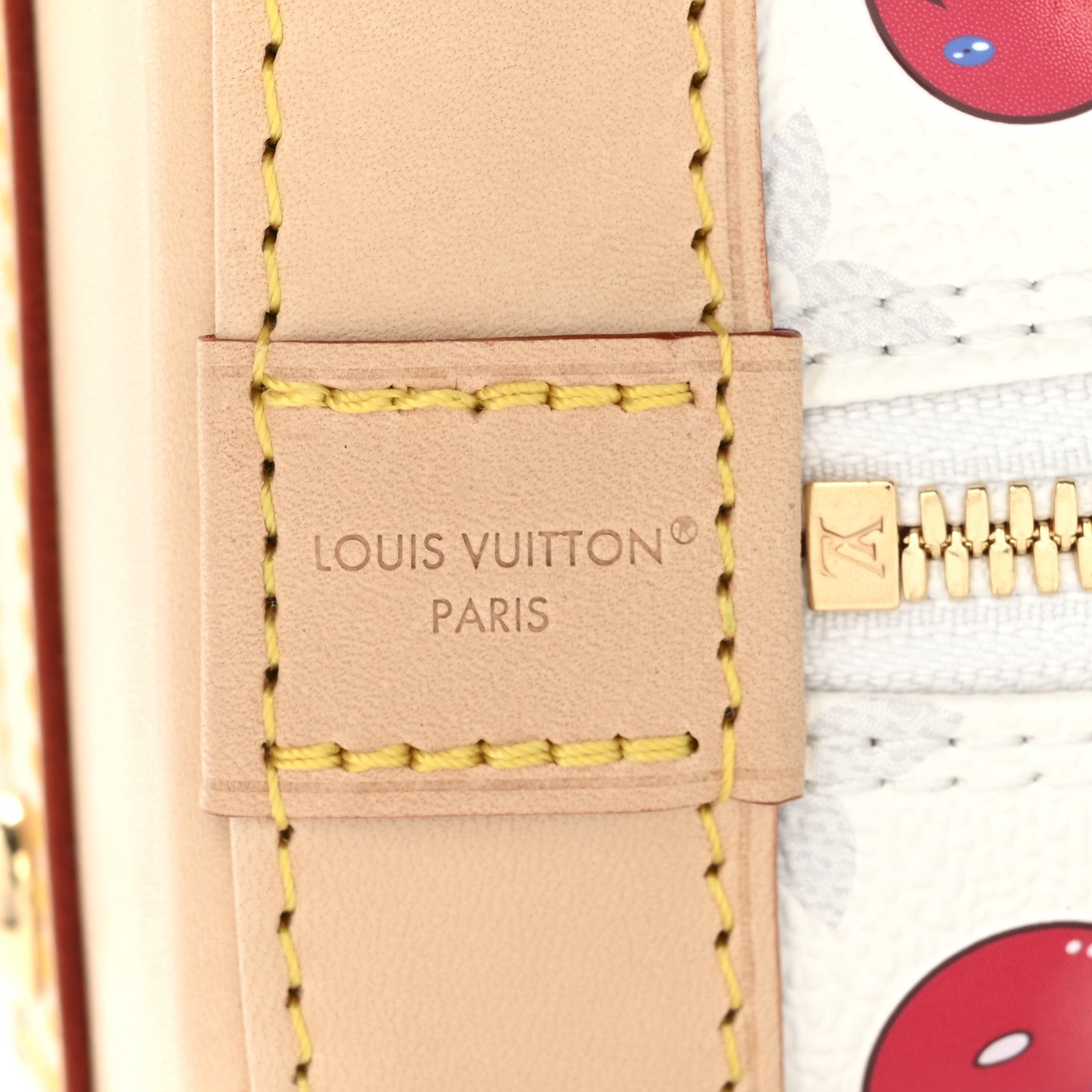 LV X TM Monogram Cerises Alma BB White