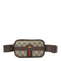 GG Supreme Monogram Ophidia Belted iPhone Case 75 30 Brown