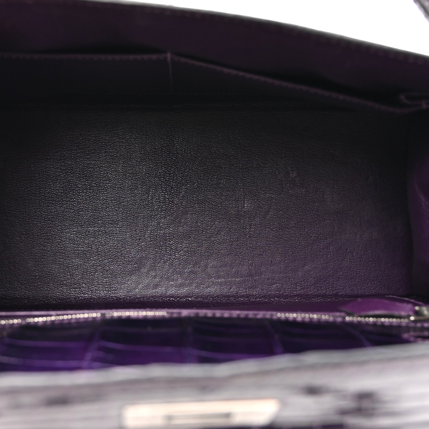 Shiny Niloticus Crocodile Kelly Sellier 28 Amethyst