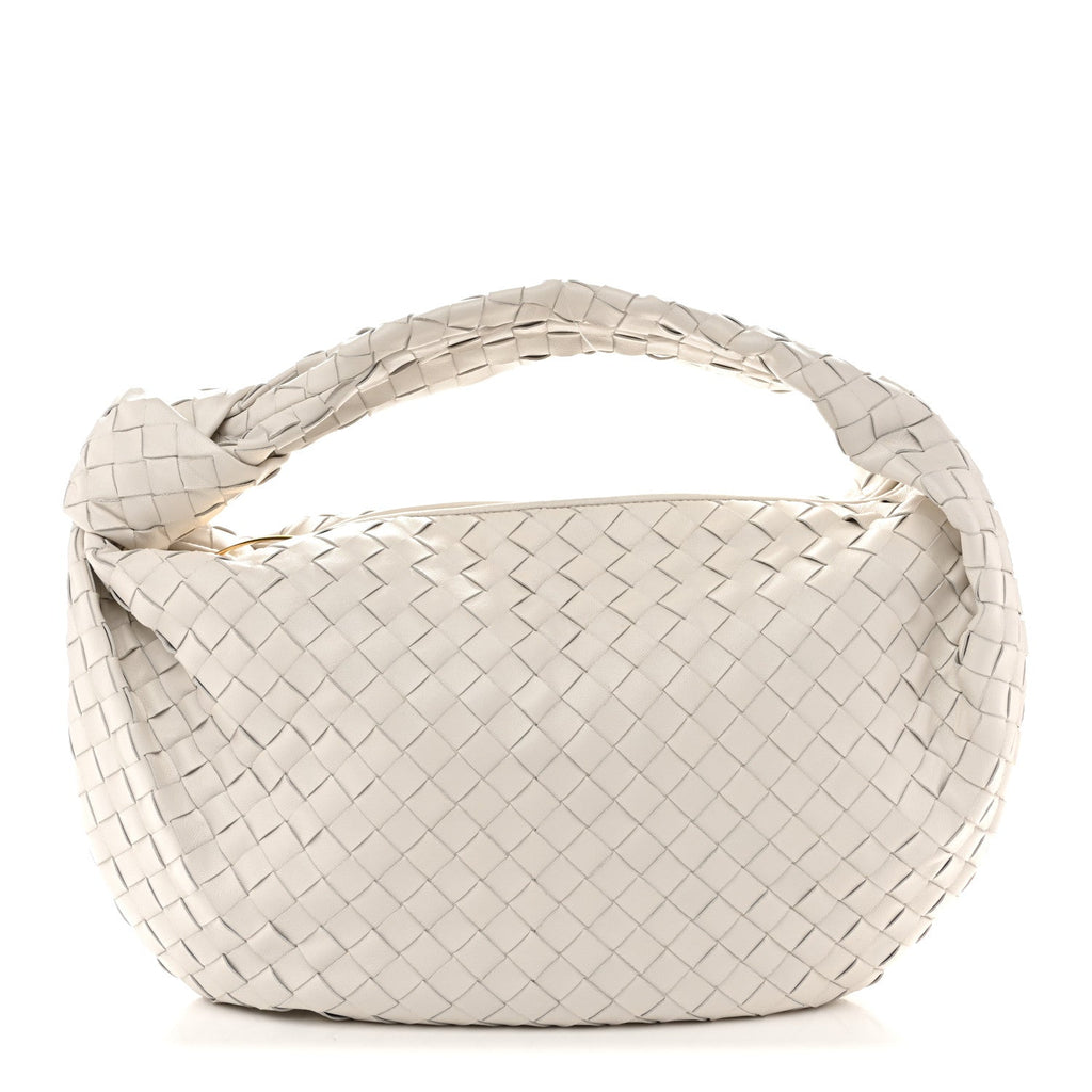 Nappa Intrecciato Small Jodie Hobo White