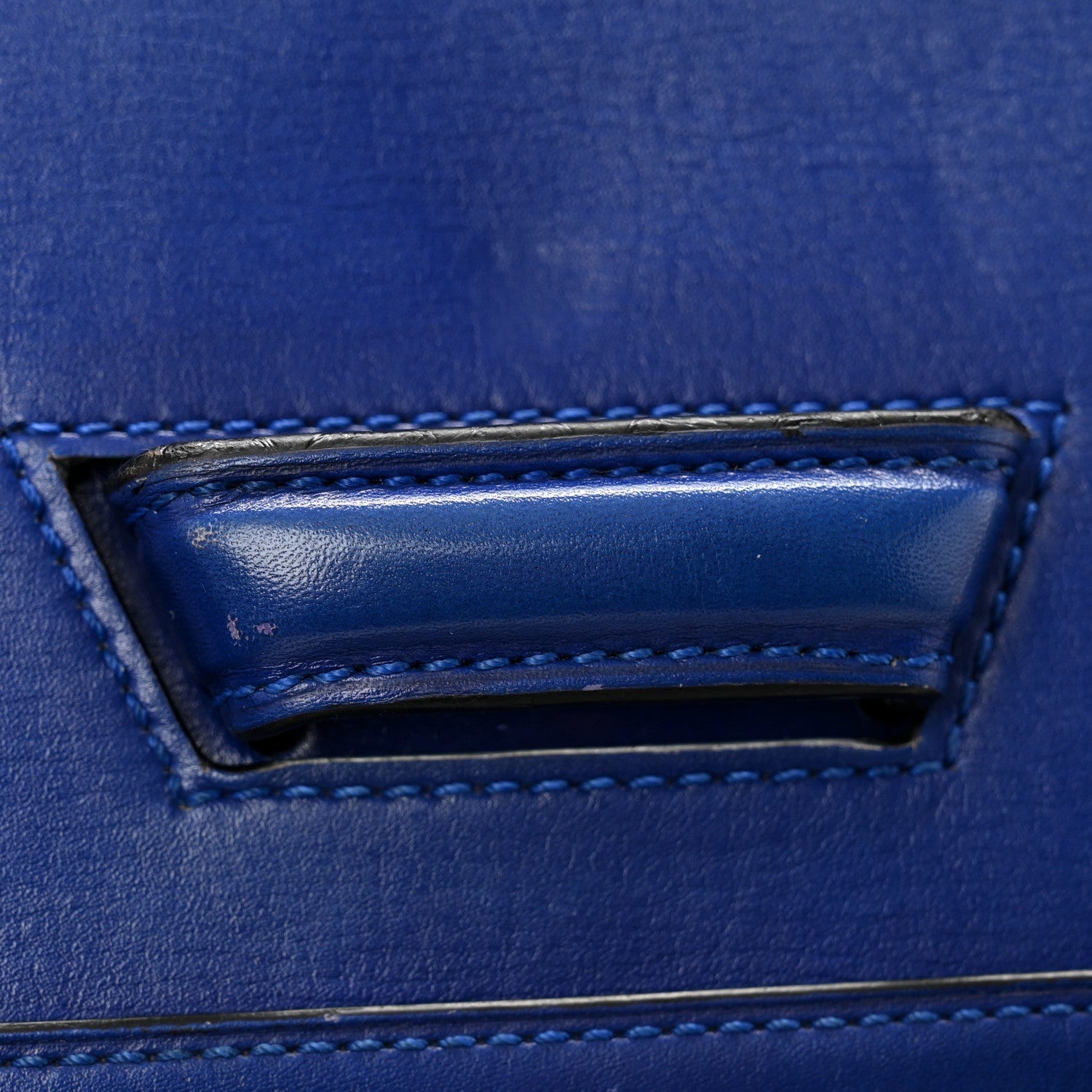 Calfskin Small Barcelona Shoulder Bag Royal Blue