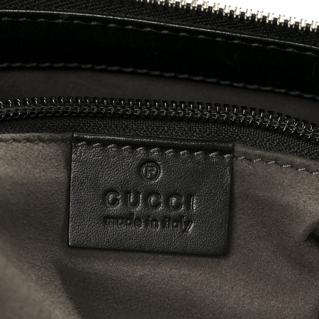 Guccissima Signature Small Messenger Bag Black