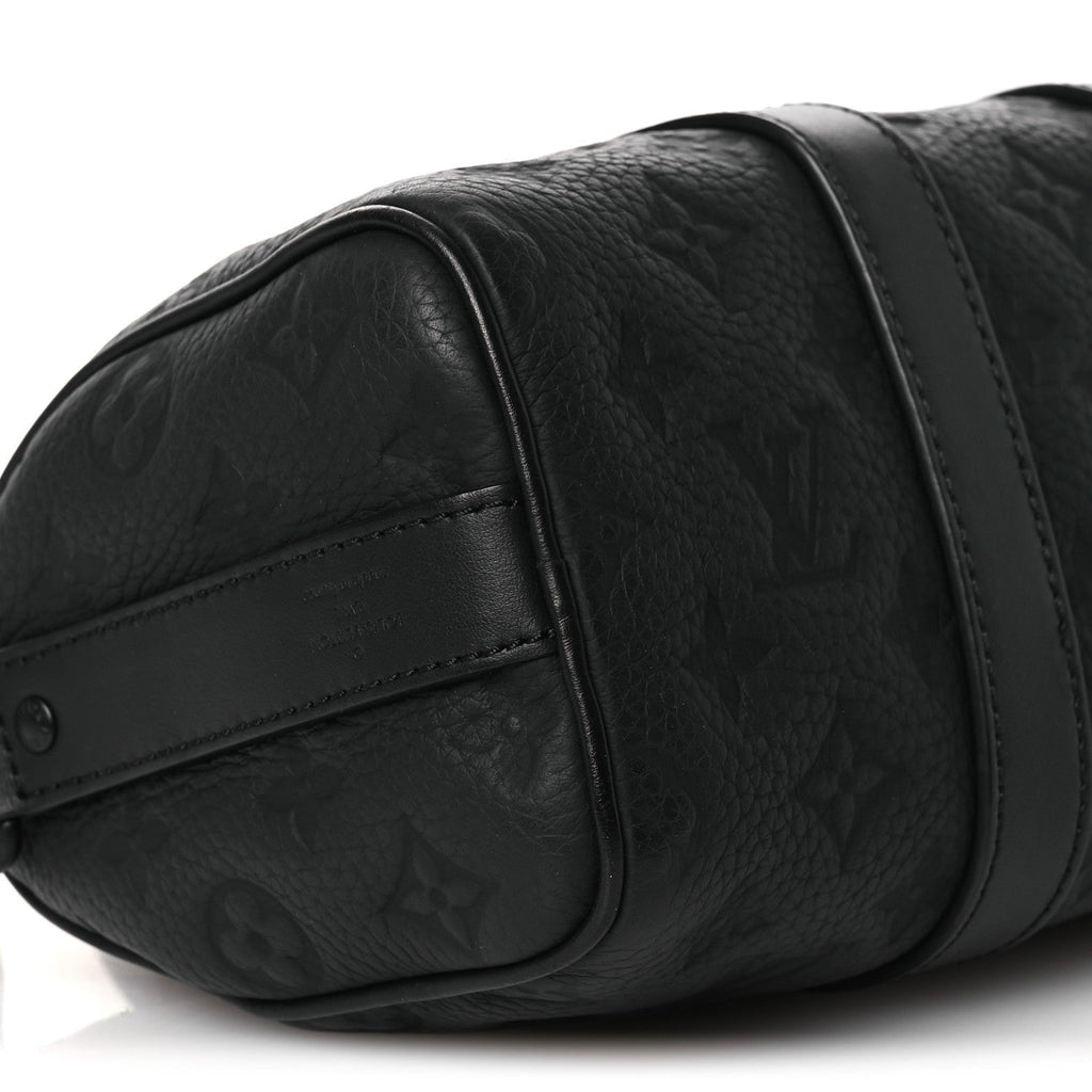 Monogram Taurillon Keepall Bandouliere 25 Black
