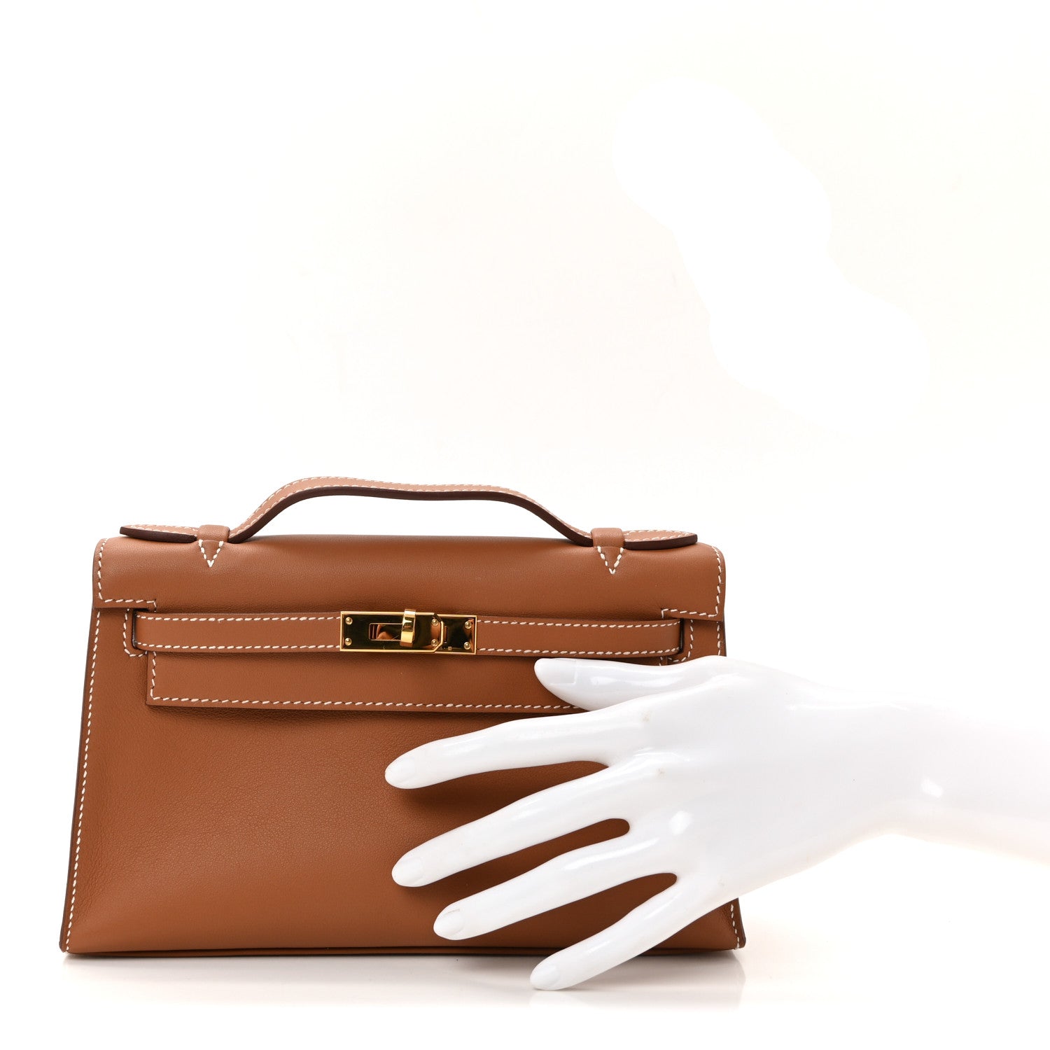Swift Kelly Pochette Clutch Gold