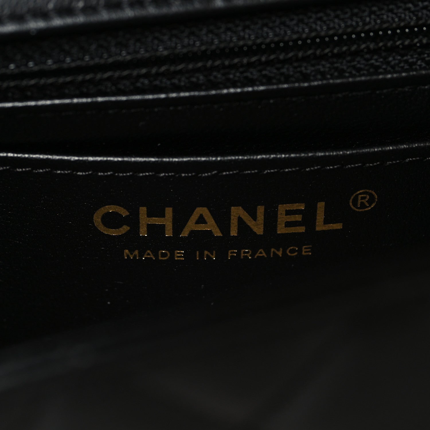 Lambskin Quilted Mini Rectangular Flap Black