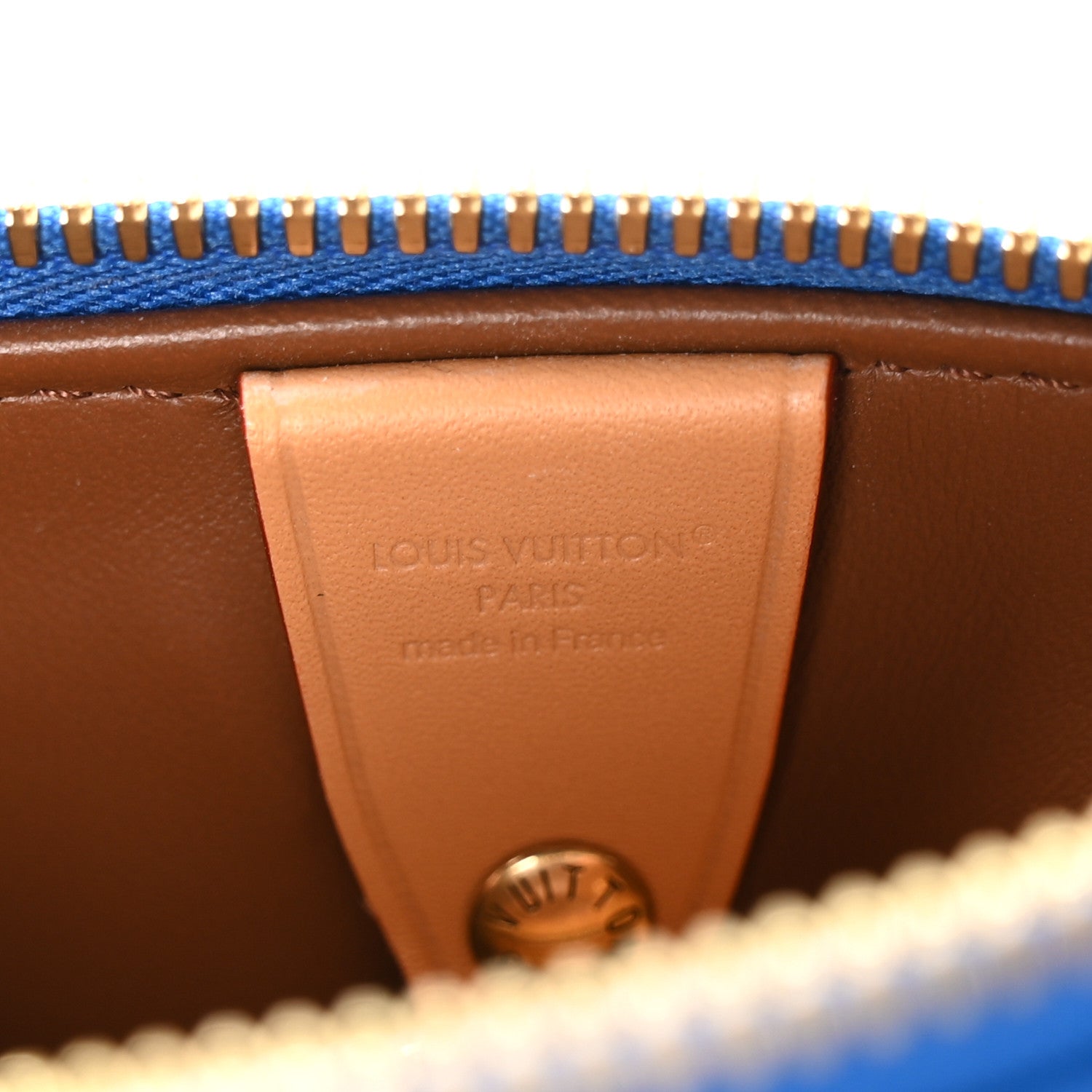 Calfskin Monogram Speedy P9 Bandouliere 20 Blue