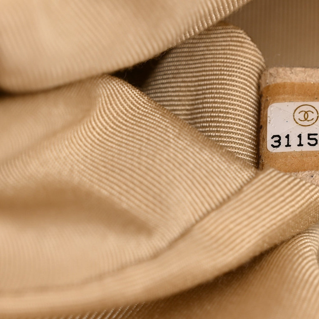 Lambskin Quilted Medium Chanel 19 Flap Beige