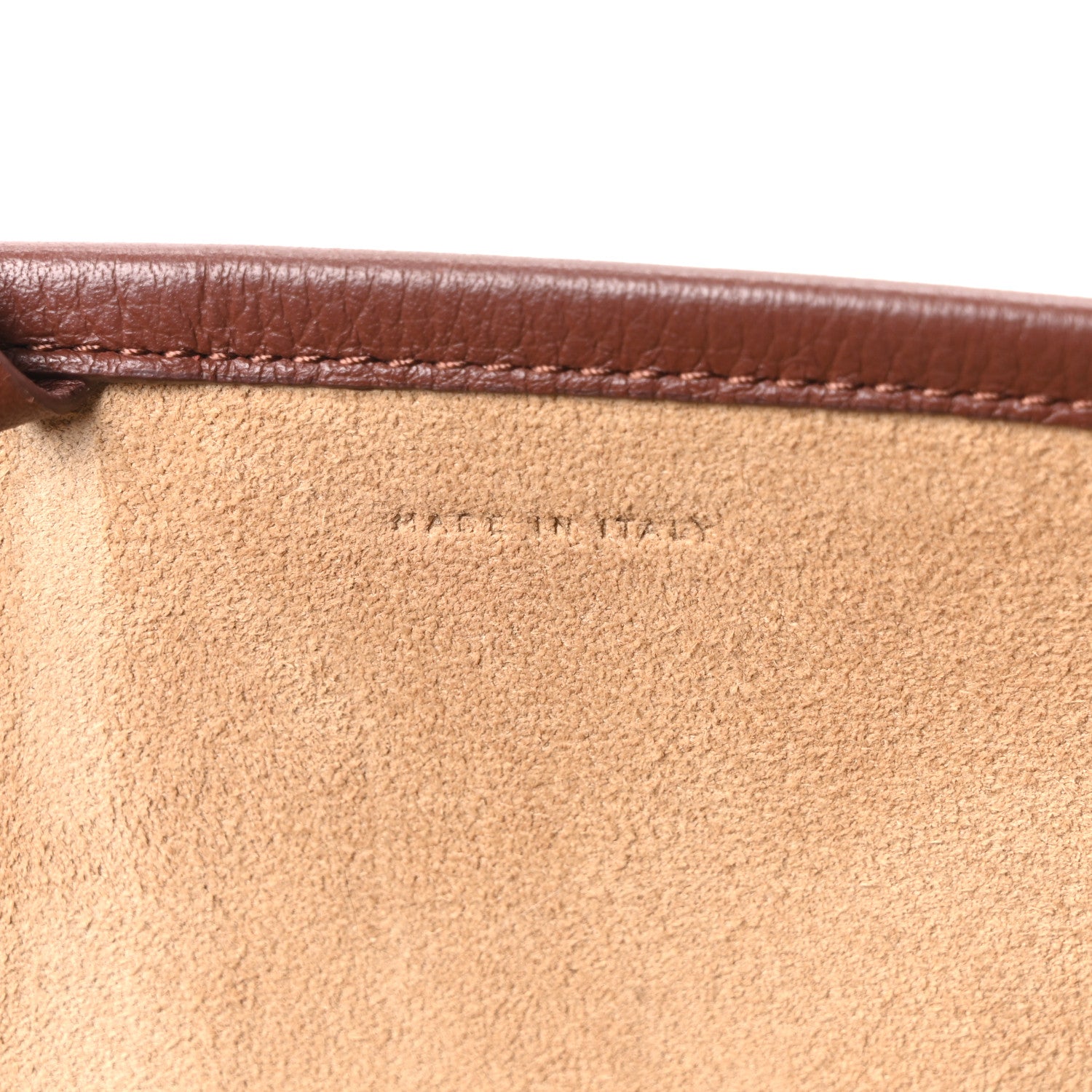 Grained Calfskin Large N/S Park Tote Burnt Wood