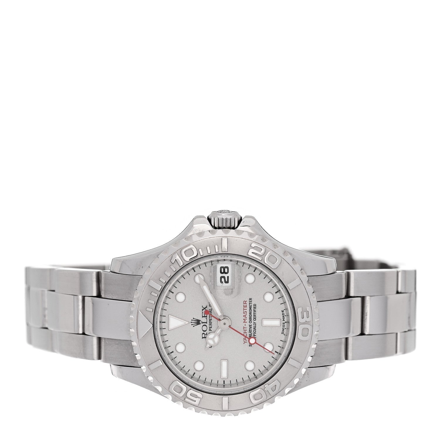 Stainless Steel Platinum 29mm Yacht-Master Watch Silver 169622