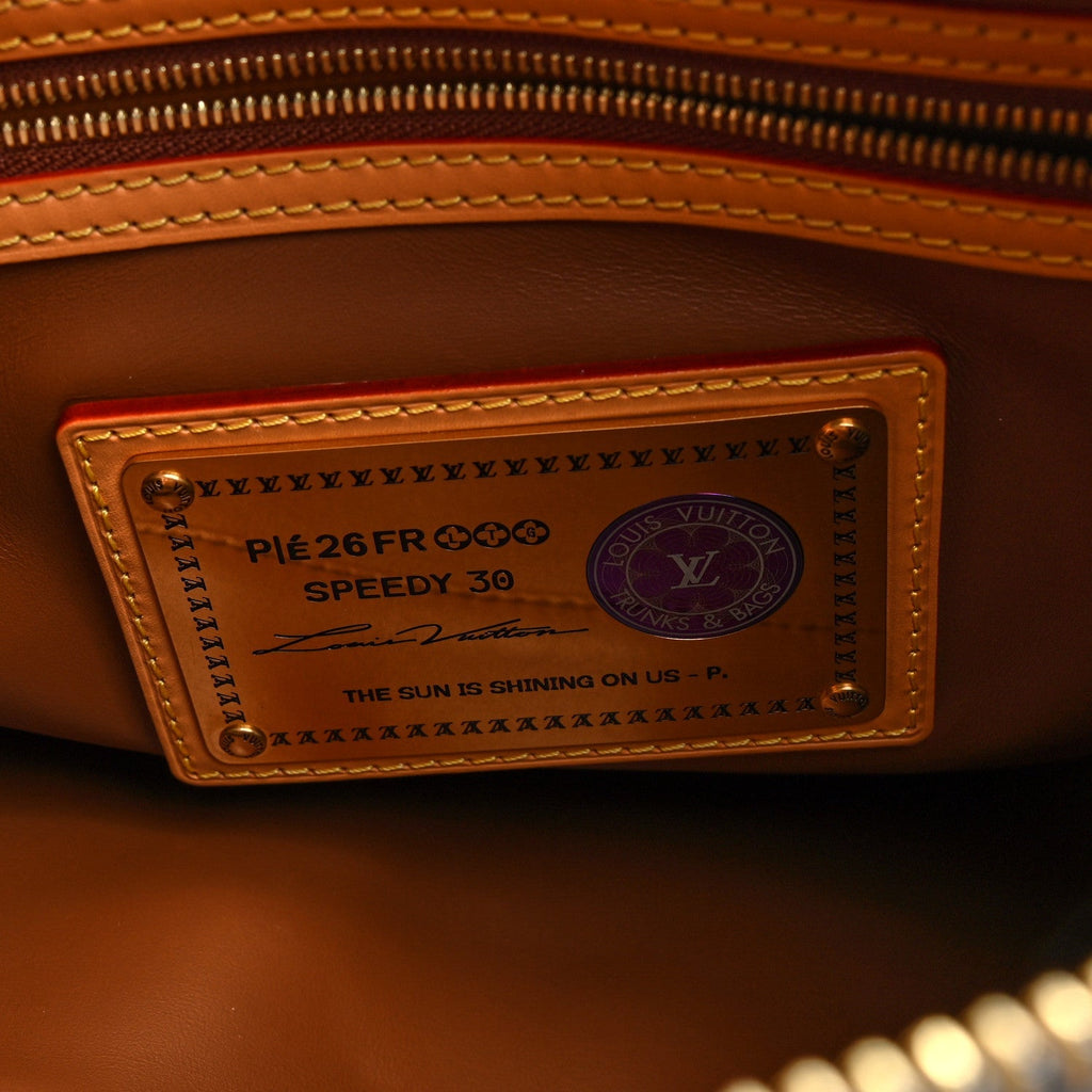 Calfskin Monogram Speedy P9 Bandouliere 30 Silk Blue