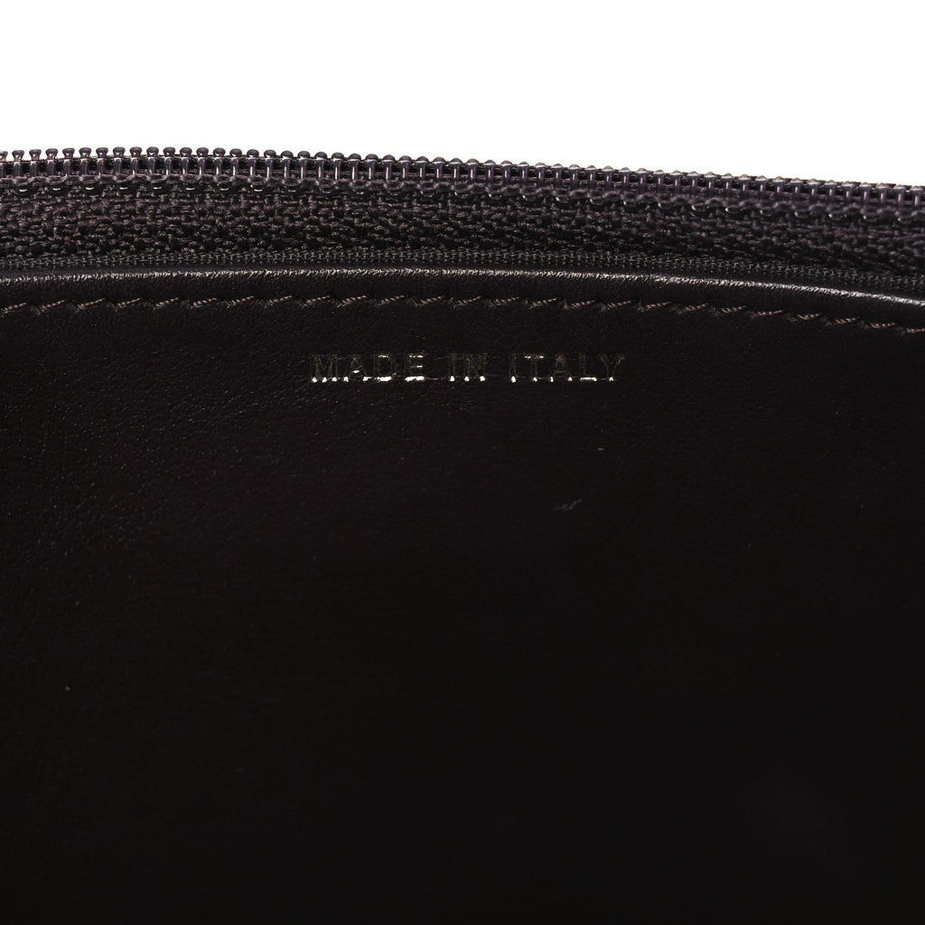 Caviar Quilted Boy Wallet On Chain WOC Dark Brown
