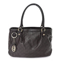 Guccissima Medium Sukey Top Handle Tote Chocolate