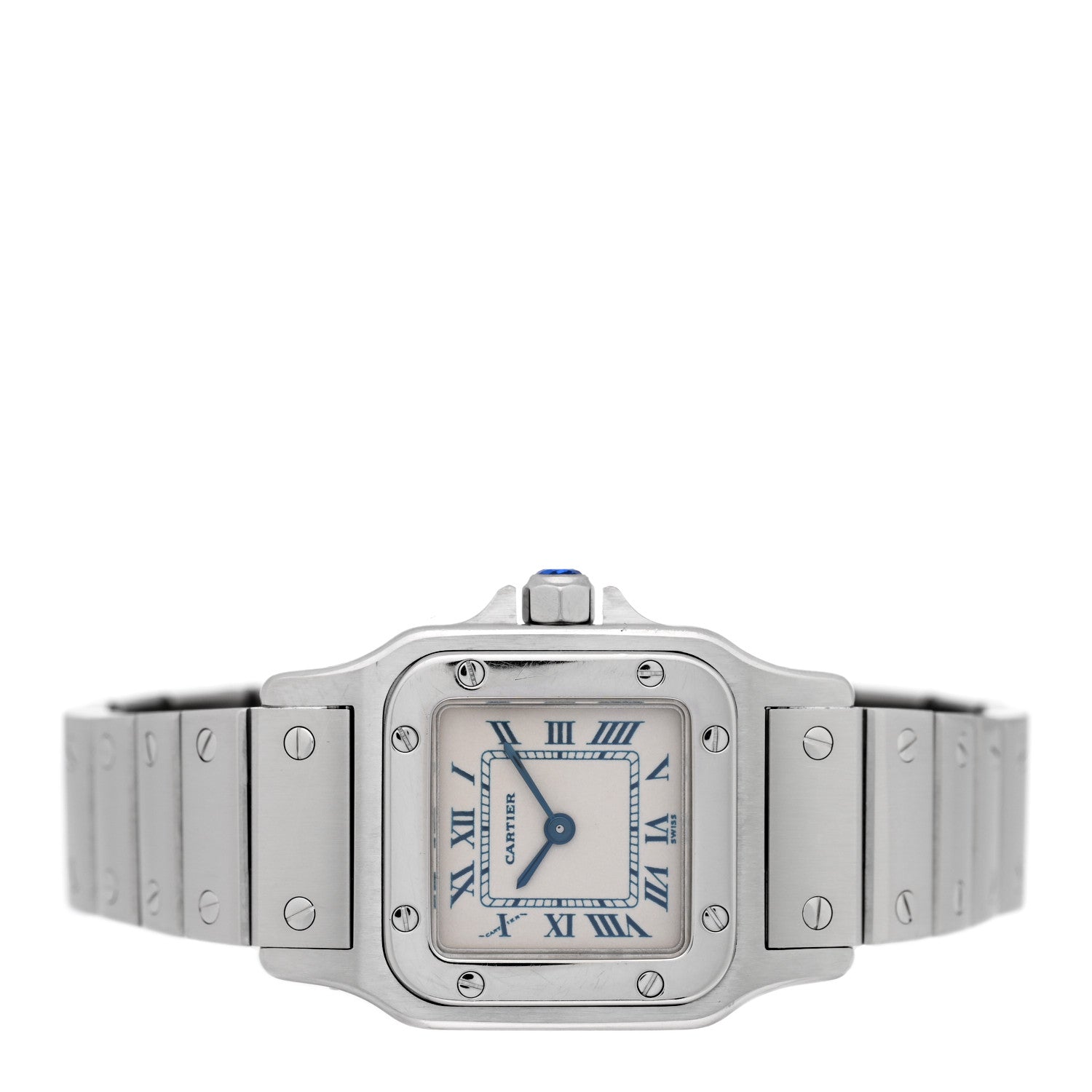 Stainless Steel 24mm Santos de Cartier Galbee Quartz Watch