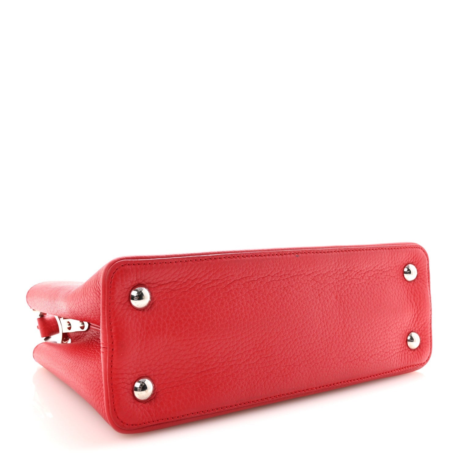 Taurillon Capucines PM Rubis