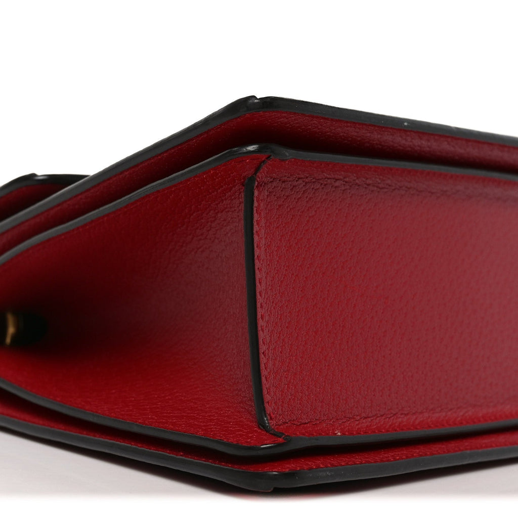 GG Supreme Monogram Small Queen Margaret Top Handle Bag Red