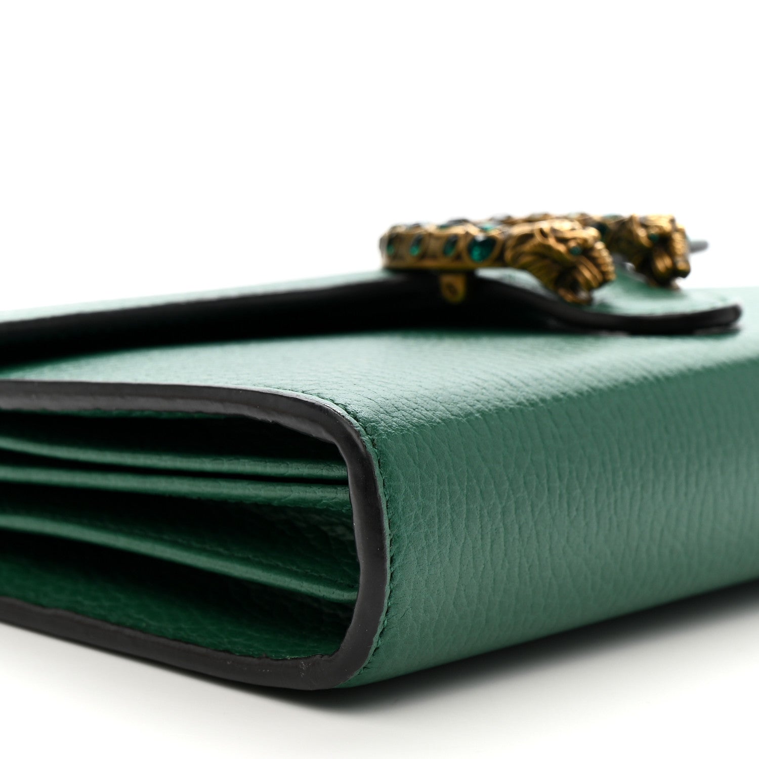 Calfskin Mini Dionysus Chain Wallet Emerald
