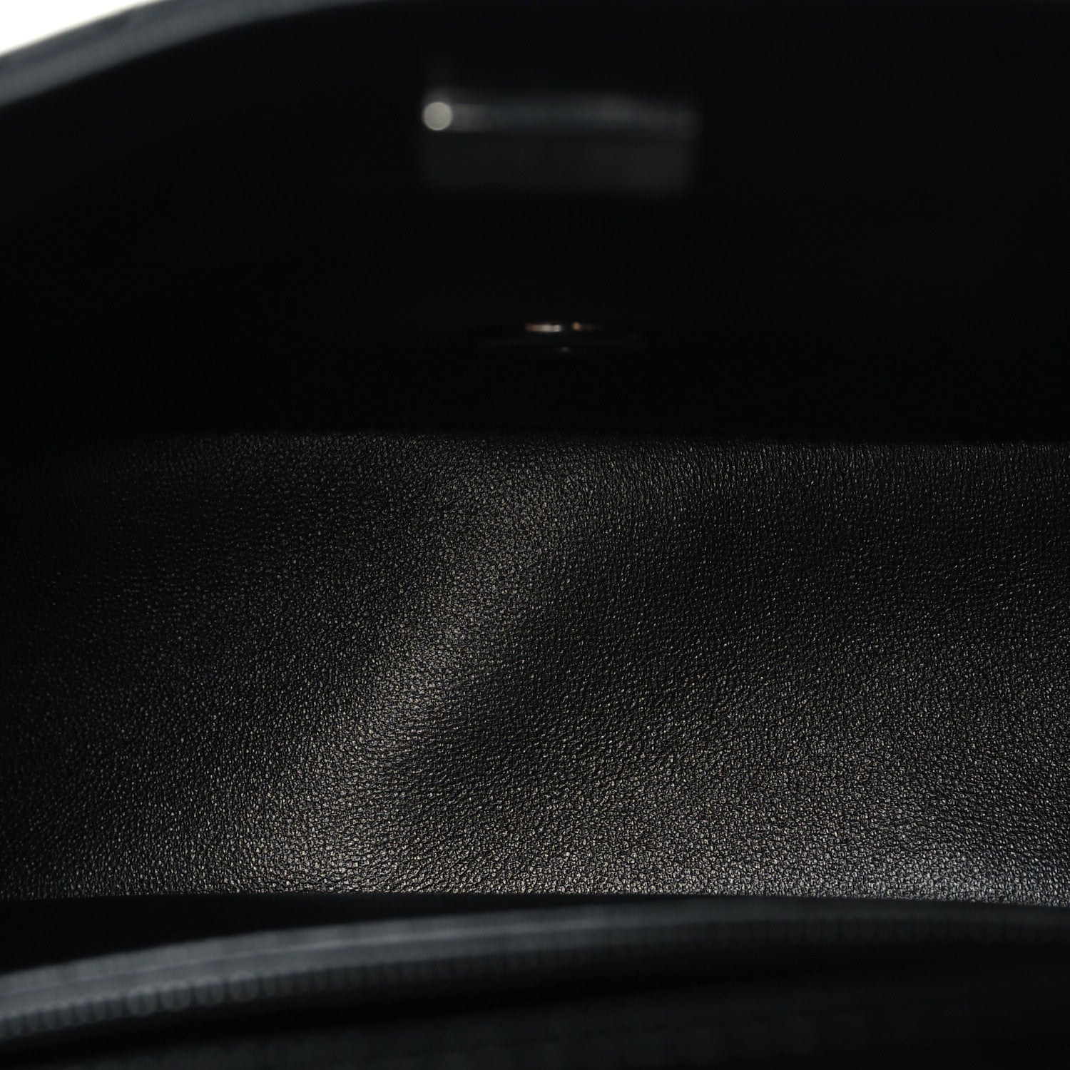 Lambskin Quilted Mini Square Flap Black