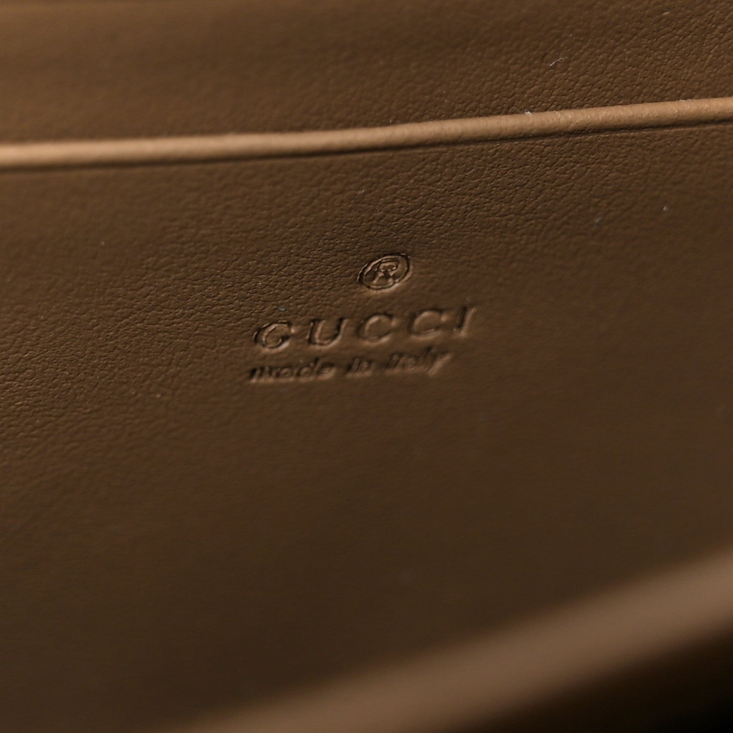 GG Supreme Monogram Mini Dionysus Chain Wallet Beige Taupe