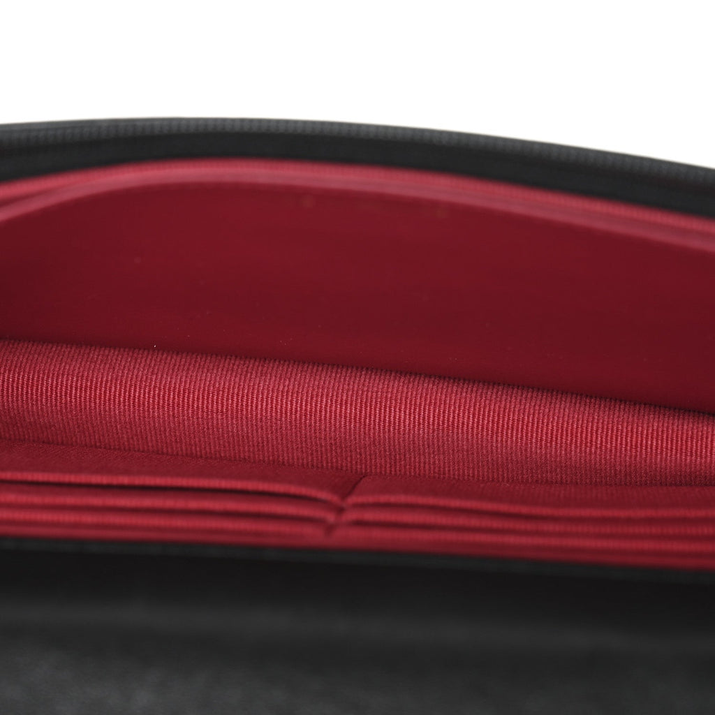 Lambskin Quilted Chanel 19 Wallet On Chain WOC Black