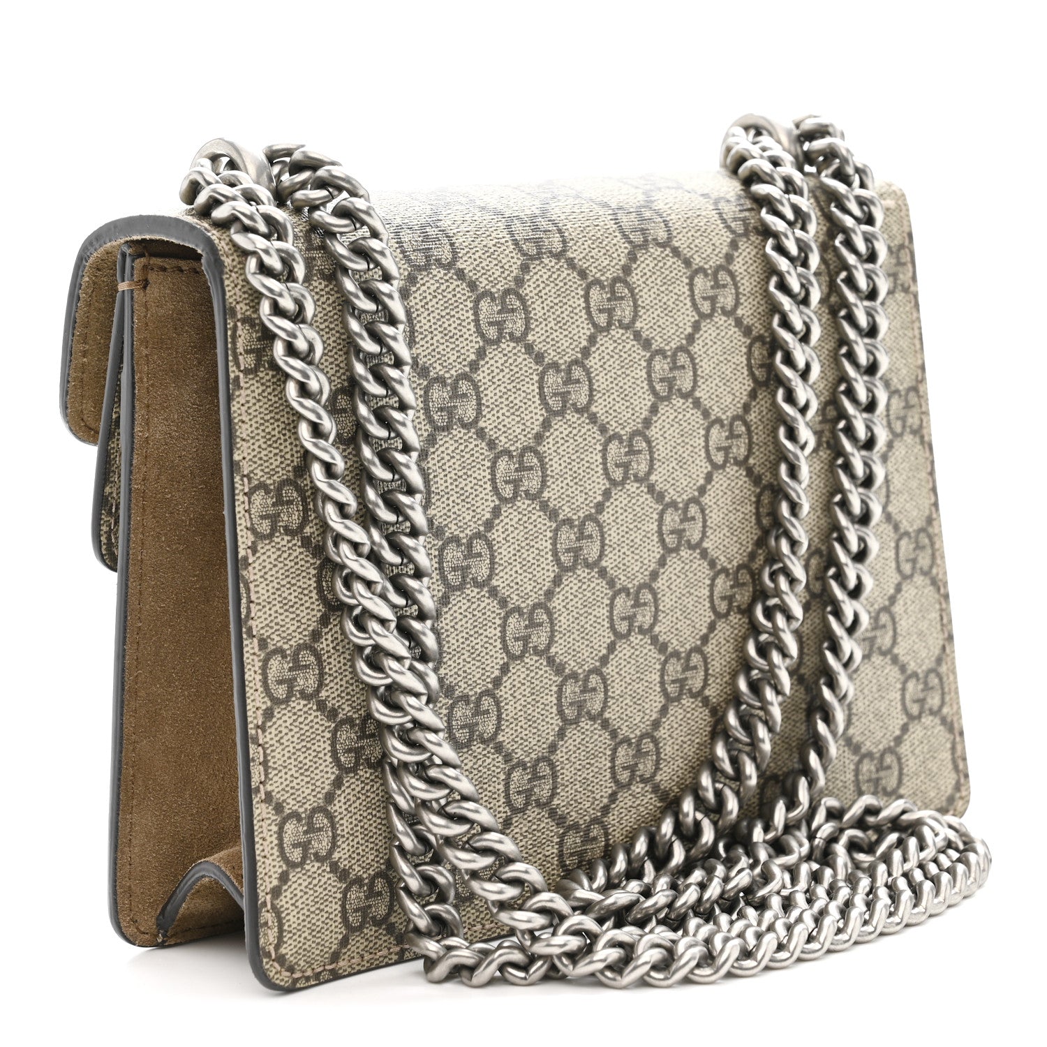 GG Supreme Monogram Mini Dionysus Shoulder Bag Taupe