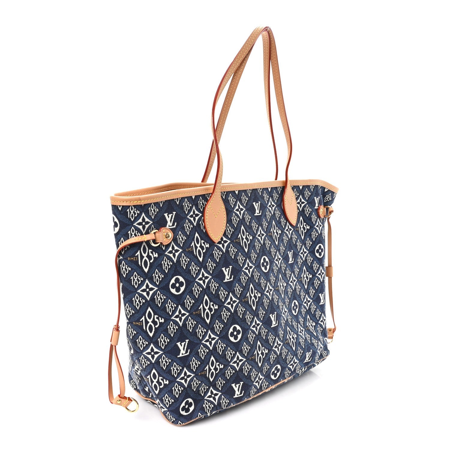 Jacquard Since 1854 Neverfull MM Blue