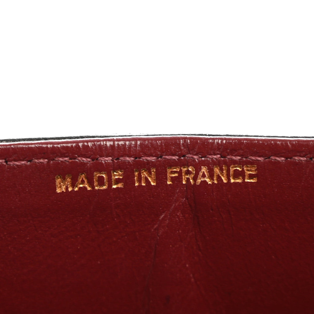 Lambskin Medium Double Flap Black