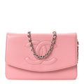 Caviar Timeless CC Wallet on Chain WOC Pink