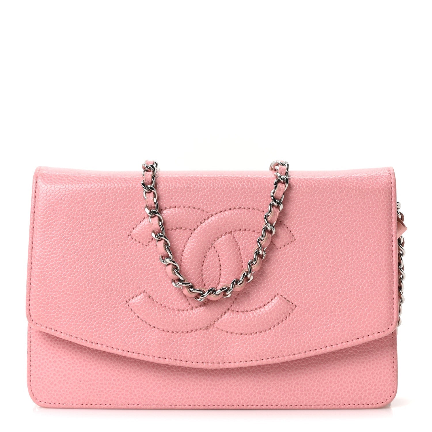 Caviar Timeless CC Wallet on Chain WOC Pink