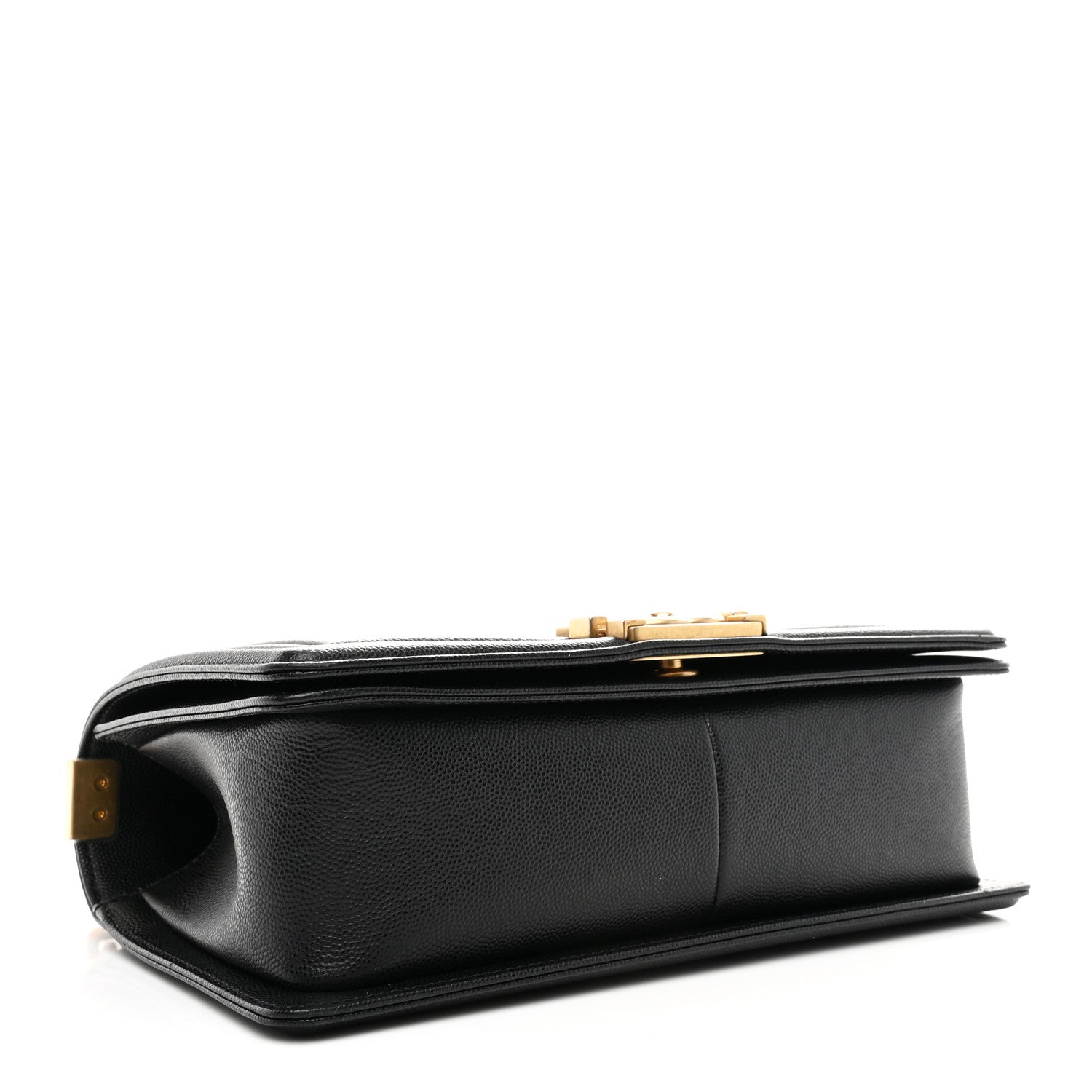 Caviar Quilted Medium Boy Flap Black