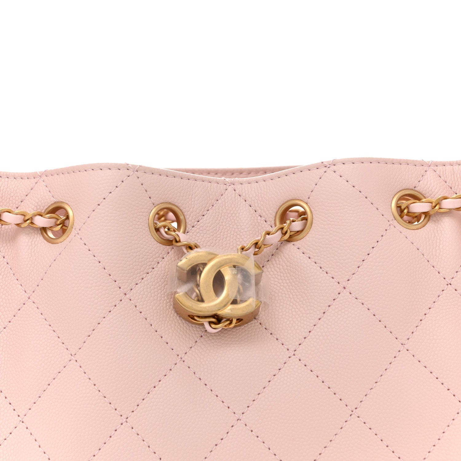 Caviar Quilted Mini Chanel 25 Handbag Light Pink