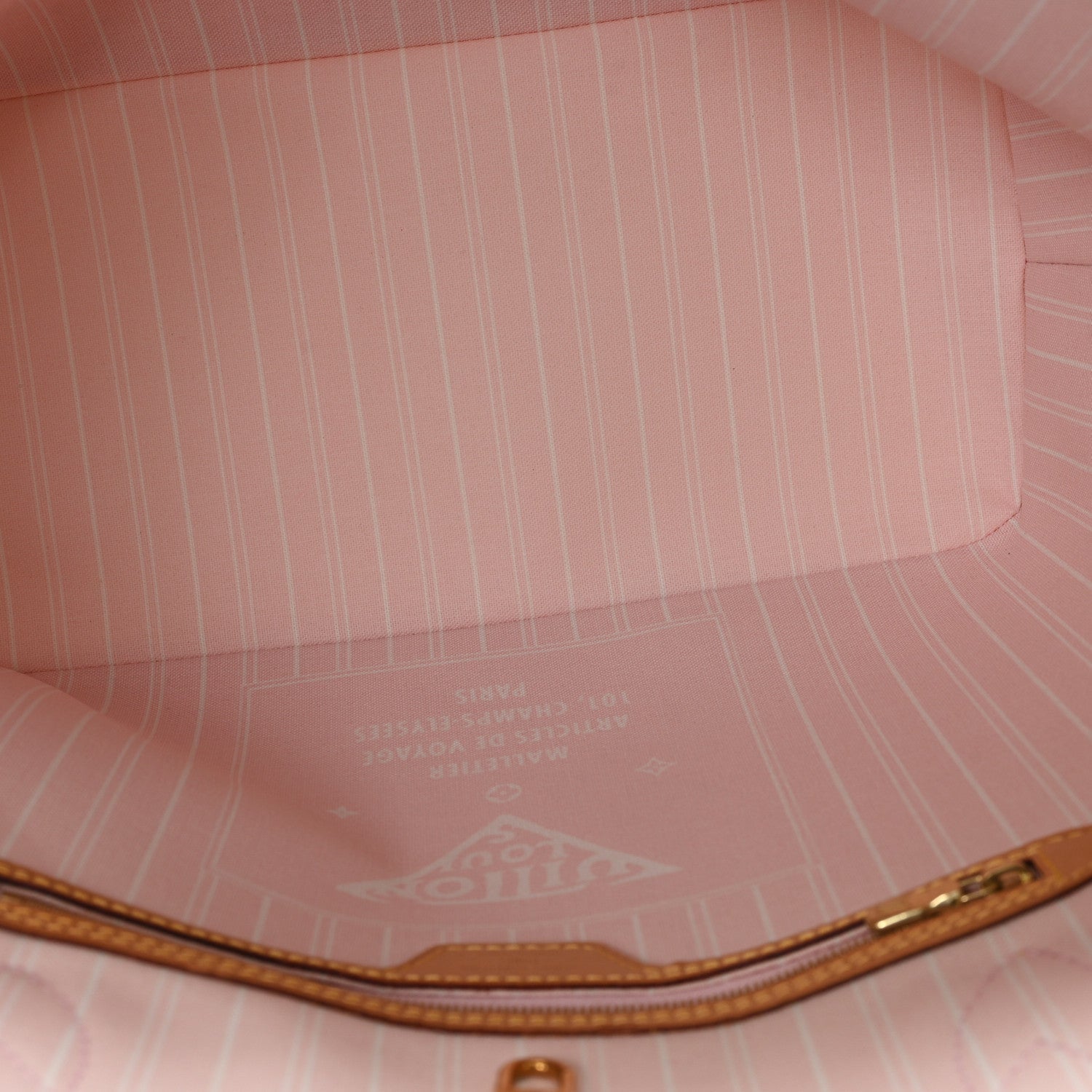 Monogram Giant By The Pool Neverfull MM Light Pink