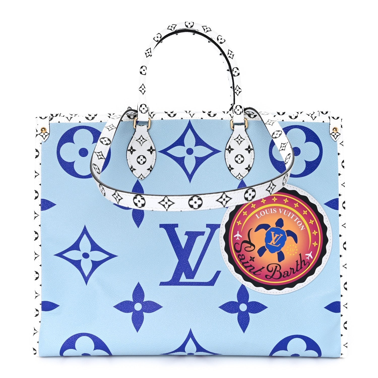 Monogram Giant Saint Barth Onthego Blue