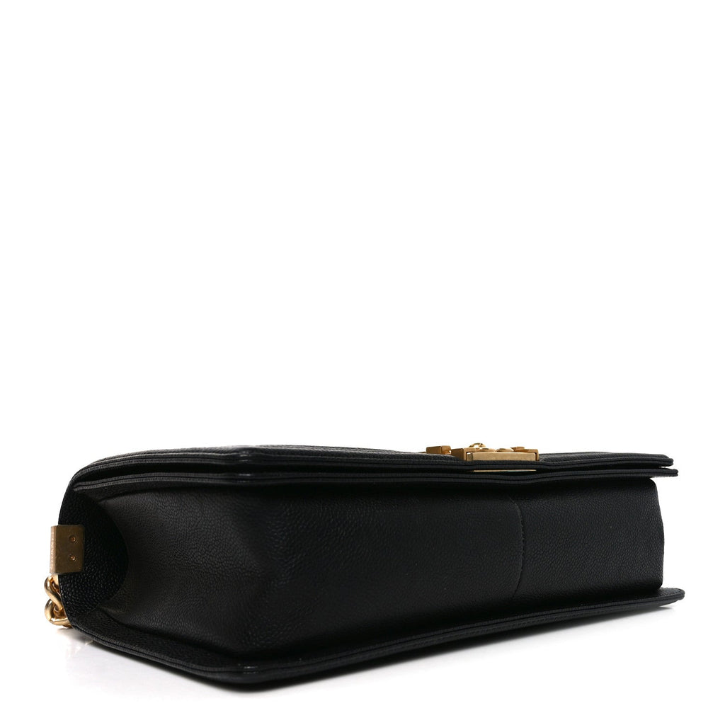Caviar Quilted New Medium Boy Flap Black