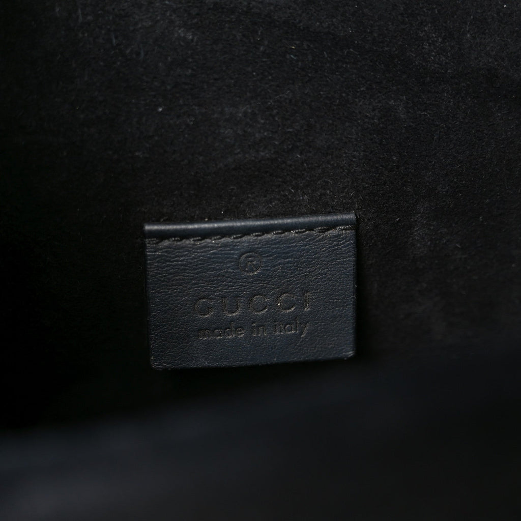 GG Supreme Monogram Mini Dionysus Shoulder Bag Black