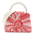LV X YK Taurillon Psychedelic Flower Capucines BB Rouge