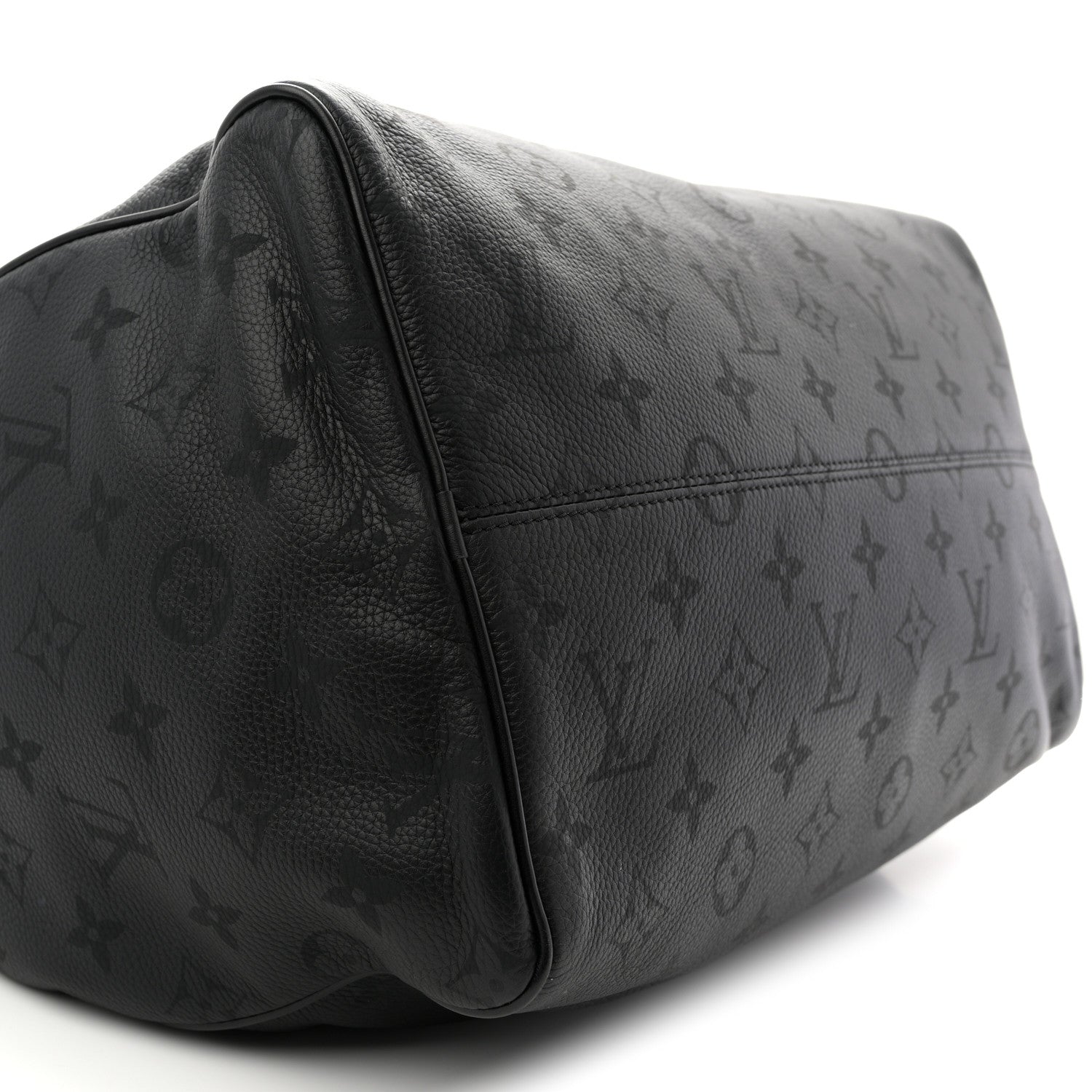 Calfskin Monogram Speedy P9 Bandouliere 40 Ultra Black