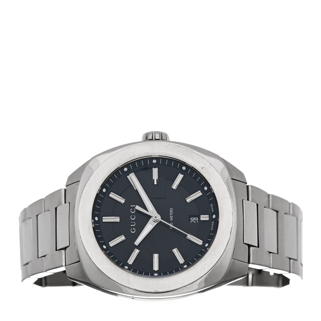 Stainless Steel 44mm GG2570 Quartz Watch Black