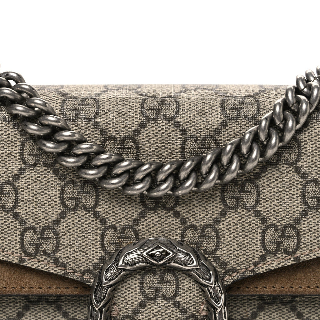 GG Supreme Monogram Mini Dionysus Shoulder Bag Taupe
